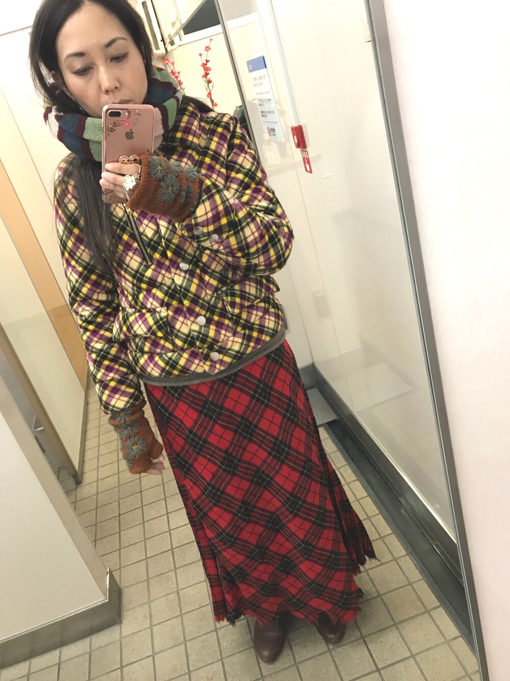伊右衛門　ビンテージ トリココムデギャルソン ポリ エコダウンコートS tricot COMME des GARCONSのダウンジャケット/コートを使った