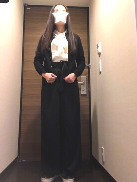 「w closet」｜「アイテム（スリッポン）」を使った、agnesさん（レディース・168cm）の春コーディネート