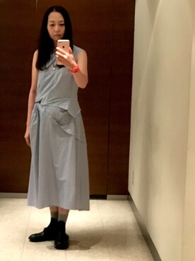 「tricot COMME des GARCONS（トリココムデギャルソン）のアイテム（ブーツ）」を使った、agnesさん（レディース・168cm）の秋コーディネート