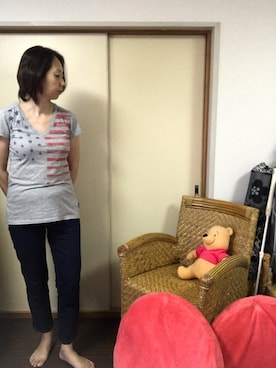 「テキトーですみません」｜Keiko Masaiさん（レディース・168cm）の夏コーディネート