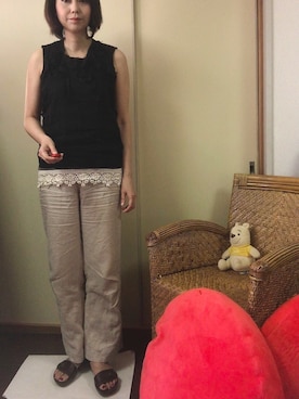 「Robert Clergerie（ロベールクレジュリー）のアイテム」を使った、Keiko Masaiさん（レディース・168cm）の夏コーディネート