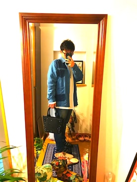 「チャイハネ（チャイハネ）のアイテム（ジャケット/アウター）」を使った、ゆきほさん（メンズ・168cm）の冬コーディネート