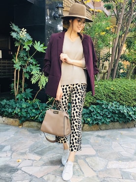 「シンプルおしゃれが好き」｜Emi&Sachiさん（レディース・168cm）の秋コーディネート