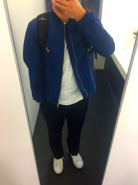 「SHIPS（シップス）のアイテム（ブルゾン）」を使った、watsonさん（メンズ・169cm）の秋コーディネート