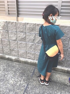 「apres jour（アプレジュール）のアイテム」を使った、®︎etasさん（キッズ・110cm）の夏コーディネート