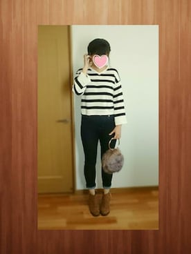 「アイテム（ブーティ）」を使った、OKURAさん（レディース・173cm・40代）の秋コーディネート