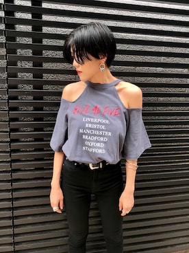 「ANAP（アナップ）のアイテム」を使った、NATSUKIさん（レディース・152cm）の秋コーディネート