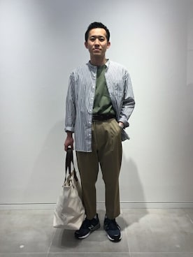 「SHIPS」｜MEN'S STAFFさん（メンズ・165cm）の春コーディネート