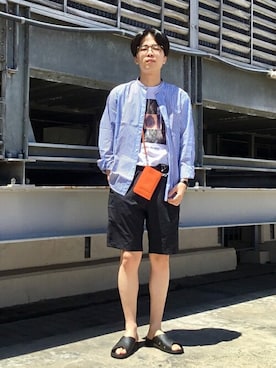 「SHIPS any（シップス エニィ）のアイテム（財布/小物）」を使った、MEN'S STAFFさん（メンズ・177cm）の春コーディネート