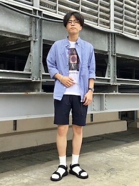 「グラミチ」｜MEN'S STAFFさん（メンズ・177cm）の春コーディネート