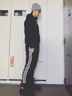 「ヌプシブーティ」｜Shintaro Matsumotoさん（メンズ・178cm・20代）の冬コーディネート