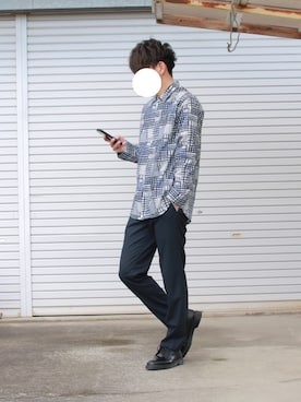 ハンドライティングシャツ 長袖 を使った人気ファッションコーディネート Wear