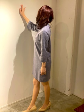 「アイテム（ワンピース/ドレス）」を使った、saiさん（レディース・159cm・40代）の秋コーディネート