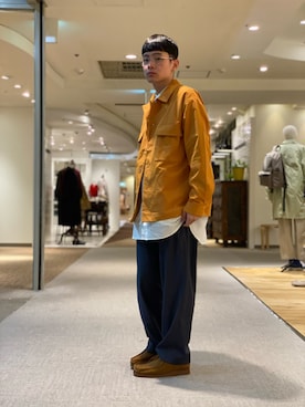 「アーバンリサーチドアーズ」｜「アイテム（ミリタリージャケット）」を使った、ゆーとさん（メンズ・168cm）の冬コーディネート