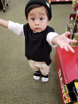 hsmさん（キッズ・80cm）の秋コーディネート