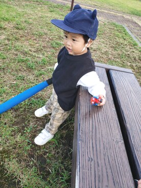 hsmさん（キッズ・80cm）の秋コーディネート