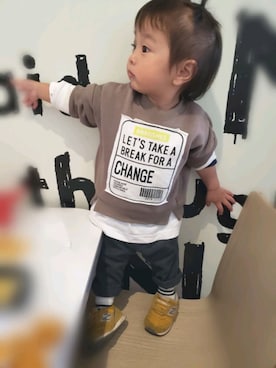 hsmさん(キッズ・80cm)の秋コーディネート