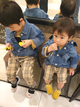 hsmさん(キッズ・80cm)の秋コーディネート