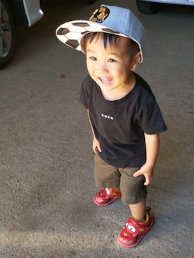 hsmさん（キッズ・80cm）の夏コーディネート