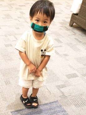 hsmさん（キッズ・80cm）の夏コーディネート