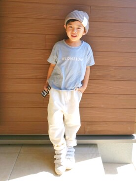 hsmさん（キッズ・100cm）の秋コーディネート