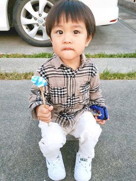 hsmさん(キッズ・80cm)の秋コーディネート