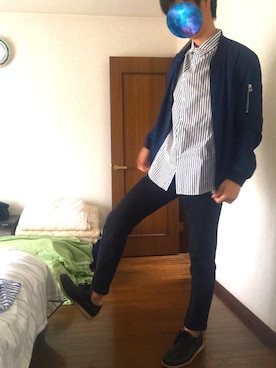 Taki(プチプラ)さん（メンズ・180cm）の春コーディネート