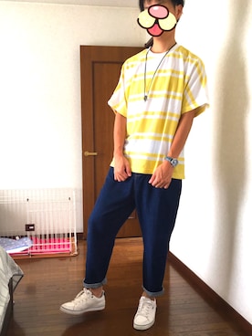 Taki(プチプラ)さん（メンズ・180cm）の夏コーディネート