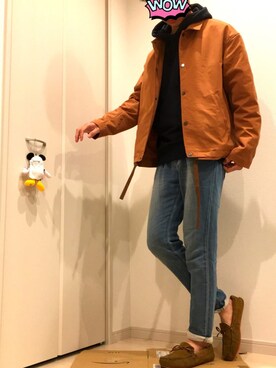 Taki(プチプラ)さん（メンズ・180cm）の冬コーディネート