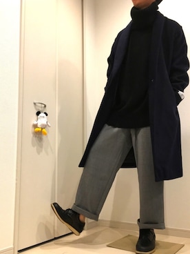 「RAGEBLUE（レイジブルー）のアイテム（その他アウター）」を使った、Taki(プチプラ)さん（メンズ・180cm）の冬コーディネート