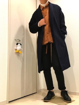 「RAGEBLUE（レイジブルー）のアイテム（その他アウター）」を使った、Taki(プチプラ)さん（メンズ・180cm）の冬コーディネート