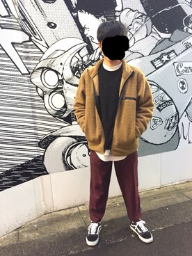 「Right-on（ライトオン）のアイテム（その他アウター）」を使った、コータローさん（メンズ・172cm）の冬コーディネート