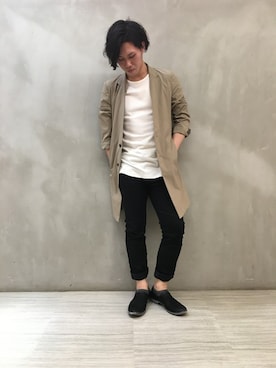 「TORNADO MART（トルネードマート）のアイテム」を使った、KAWAKAMIさん（メンズ・176cm）の春コーディネート