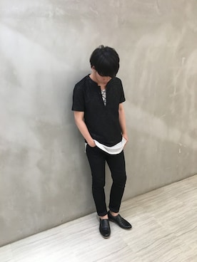 「TORNADO MART（トルネードマート）のアイテム」を使った、KAWAKAMIさん（メンズ・176cm）の夏コーディネート