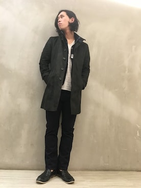 「TORNADO MART（トルネードマート）のアイテム（その他アウター）」を使った、KAWAKAMIさん（メンズ・176cm）の冬コーディネート