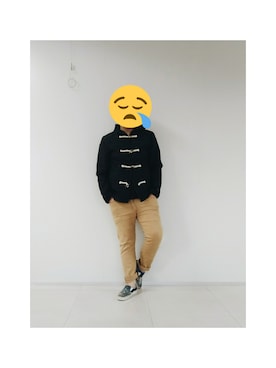 「VANS（バンズ）のアイテム（モカシン/デッキシューズ）」を使った、Maxさん（メンズ・172cm）の秋コーディネート