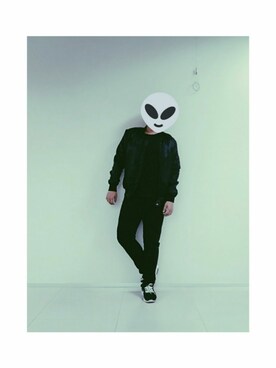 「CACO（カコ）のアイテム（ジャケット/アウター）」を使った、Maxさん（メンズ・172cm）の秋コーディネート
