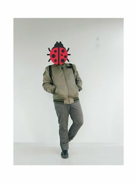 「Balenoのアイテム」を使った、Maxさん（メンズ・172cm）の秋コーディネート