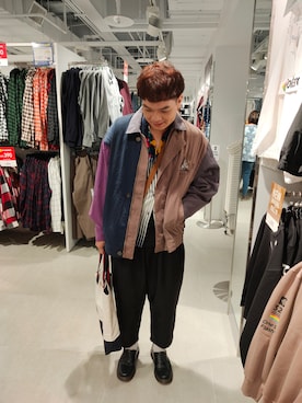 「Taiwan」｜「アイテム（ステンカラーコート）」を使った、Maxさん（メンズ・172cm）の秋コーディネート