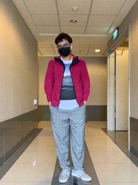 「古着好きな人と繋がりたい」｜「アイテム（マウンテンパーカー）」を使った、Maxさん（メンズ・172cm）の秋コーディネート