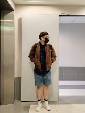 「POLO COUNTRY（ポロカントリー）のアイテム」を使った、Maxさん（メンズ・172cm）の秋コーディネート