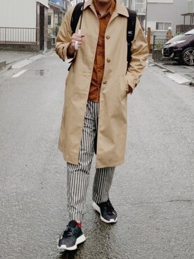 「FILA（フィラ）のアイテム（キャップ）」を使った、Maxさん（メンズ・172cm）の秋コーディネート