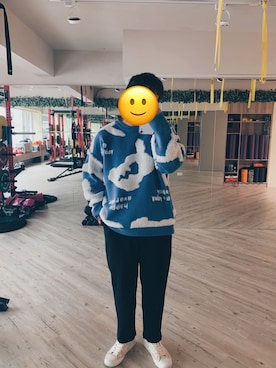 「寒い」｜「アイテム（スリッポン）」を使った、Maxさん（メンズ・172cm）の冬コーディネート