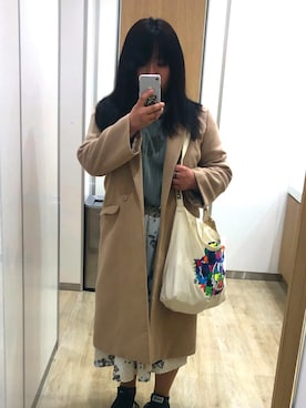 「ROLLING CRADLE（ローリングクレイドル）のアイテム（バッグ）」を使った、みかわんさん（レディース・157cm）の春コーディネート