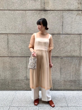 𝓝さん（レディース・161cm）の春コーディネート