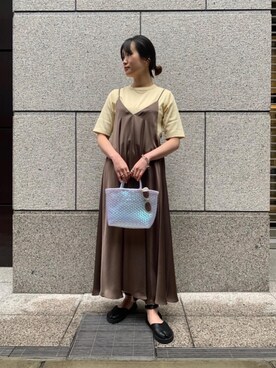 𝓝さん（レディース・161cm）の春コーディネート