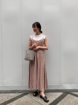 𝓝さん（レディース・161cm）の夏コーディネート