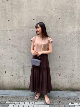 𝓝さん（レディース・161cm）の夏コーディネート