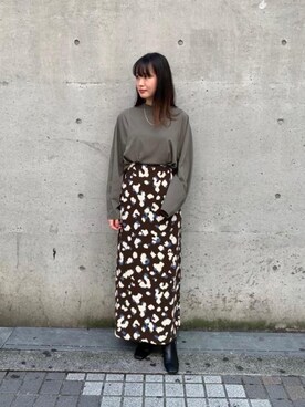 𝓝さん(レディース・161cm)の秋コーディネート