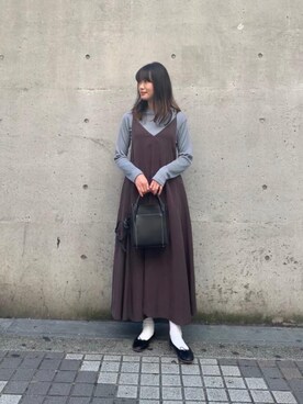 𝓝さん（レディース・161cm）の秋コーディネート